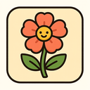 icon_history_flower_cartoon icon preview