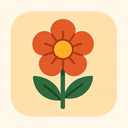 icon_history_flower_flat_design icon preview