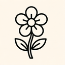 icon_history_flower_line_art icon preview