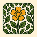icon_history_flower_organic_pattern icon preview
