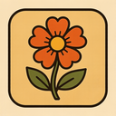 icon_history_flower_retro icon preview