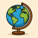 icon_history_globe_cartoon icon preview