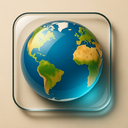 icon_history_globe_glassy icon preview