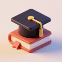 icon_history_graduation_cap_3d_isometric icon preview