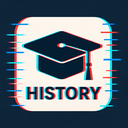 icon_history_graduation_cap_digital_glitch icon preview