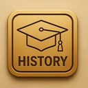 icon_history_graduation_cap_embossed icon preview