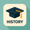icon_history_graduation_cap_flat_design icon preview