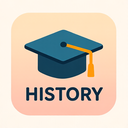 icon_history_graduation_cap_flat_pastel icon preview
