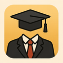 icon_history_graduation_cap_formal icon preview