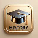 icon_history_graduation_cap_metallic icon preview