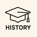icon_history_graduation_cap_minimal_outline icon preview