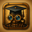 icon_history_graduation_cap_steampunk icon preview