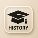 icon_history_graduation_cap_transparent icon preview