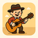 icon_history_guitar_cartoon icon preview