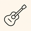 icon_history_guitar_minimal_outline icon preview