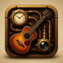 icon_history_guitar_steampunk icon preview