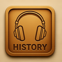 icon_history_headphones_embossed icon preview