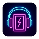 icon_history_headphones_neon icon preview