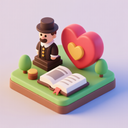 icon_history_heart_3d_isometric icon preview
