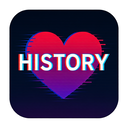 icon_history_heart_digital_glitch icon preview