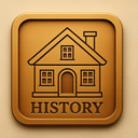 icon_history_house_embossed icon preview