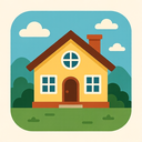 icon_history_house_flat_design icon preview