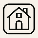 icon_history_house_monochrome icon preview