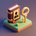 icon_history_key_3d_isometric icon preview