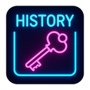 icon_history_key_neon icon preview