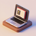 icon_history_laptop_3d_isometric icon preview