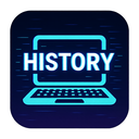 icon_history_laptop_digital_glitch icon preview