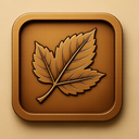 icon_history_leaf_embossed icon preview