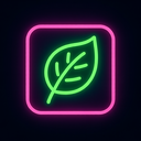 icon_history_leaf_neon icon preview