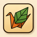 icon_history_leaf_origami icon preview