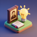 icon_history_light_bulb_3d_isometric icon preview