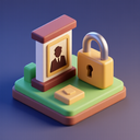 icon_history_lock_3d_isometric icon preview