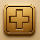 icon_history_medical_cross_embossed icon preview