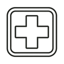 icon_history_medical_cross_outline icon preview