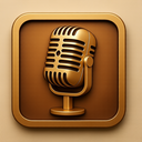 icon_history_microphone_embossed icon preview