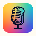 icon_history_microphone_gradient icon preview