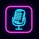 icon_history_microphone_neon icon preview