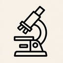 icon_history_microscope_monochrome icon preview