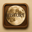 icon_history_moon_embossed icon preview