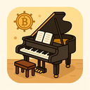 icon_history_piano_cartoon icon preview