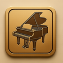 icon_history_piano_embossed icon preview