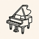 icon_history_piano_line_art icon preview