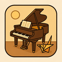 icon_history_piano_origami icon preview