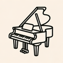 icon_history_piano_outline icon preview