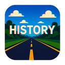 icon_history_road_digital_glitch icon preview