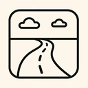icon_history_road_minimal_outline icon preview